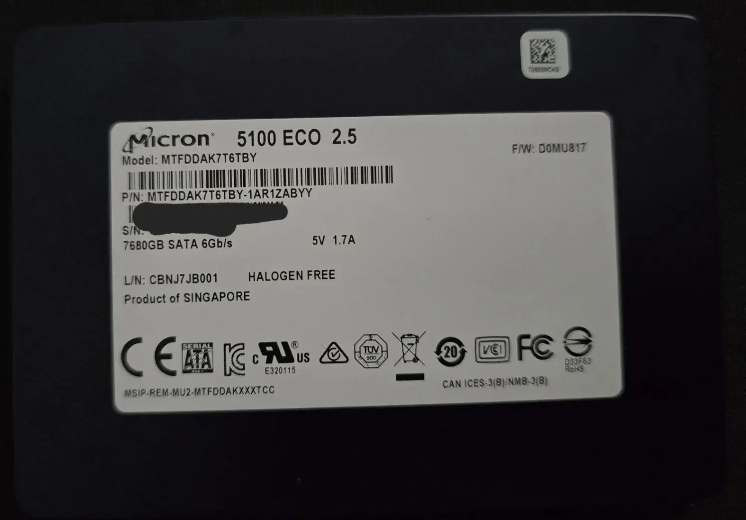 هارد SSD 7.68TB|قطعات و لوازم جانبی رایانه|تهران, پرواز|دیوار