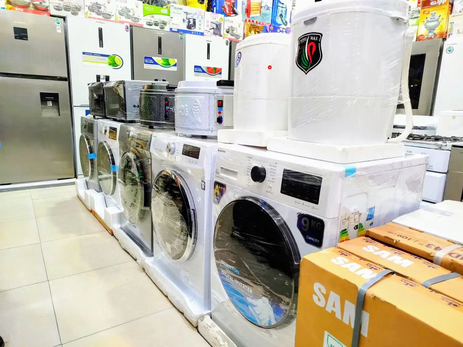 لباسشویی تمام اتومات8کیلواسنوا لوازم خانگی آل رسول|ماشین لباسشویی و خشککن لباس|زاهدان, |دیوار