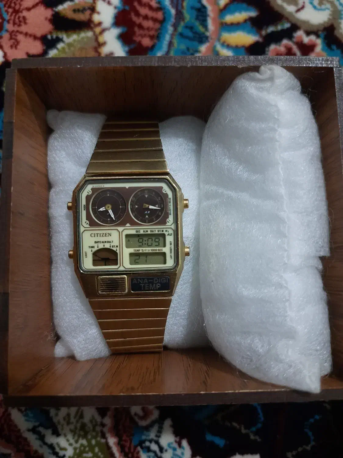 ساعت سیتیزن حرارتی چهارزمانه اصلی|ساعت|سنندج, |دیوار