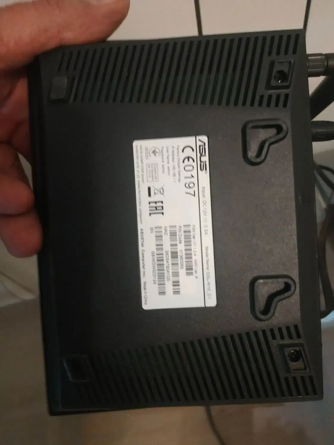 مودم adsl ایسوز|مودم و تجهیزات شبکه|مشهد, سراب|دیوار