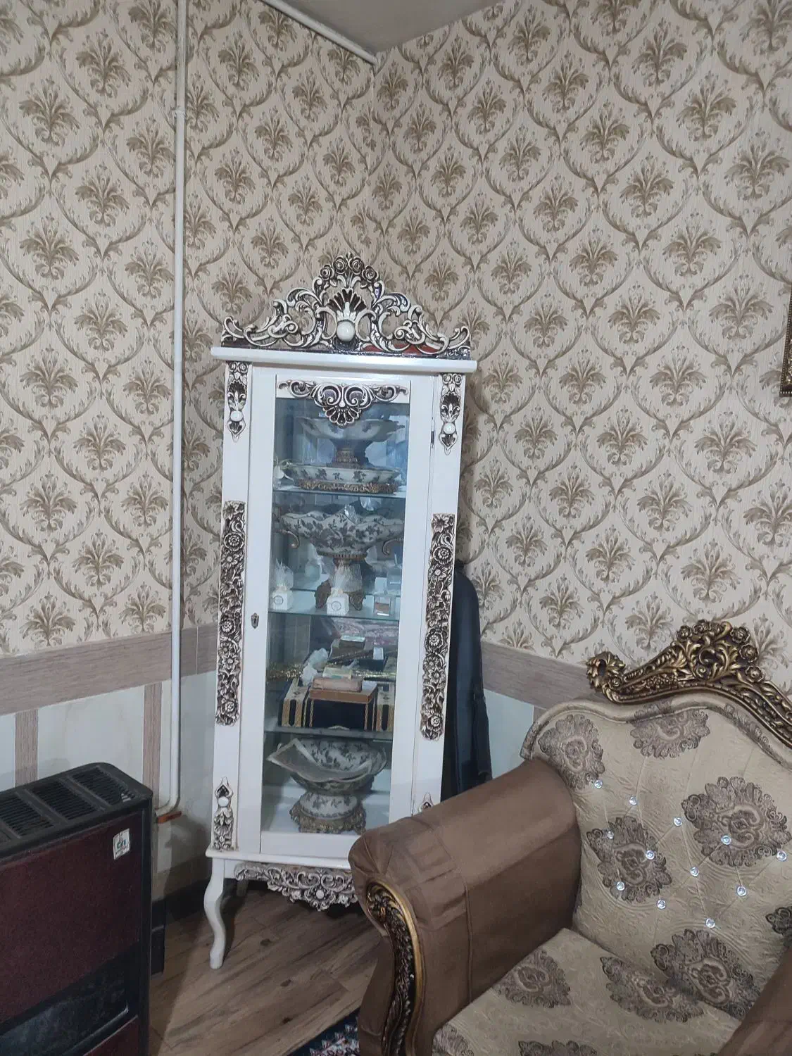 سلام دوسرویس مبل 7نفره نو بدون زدگی باگنجه چوب|مبلمان خانگی و میز عسلی|تربت جام, فاز ۳ فرهنگیان|دیوار