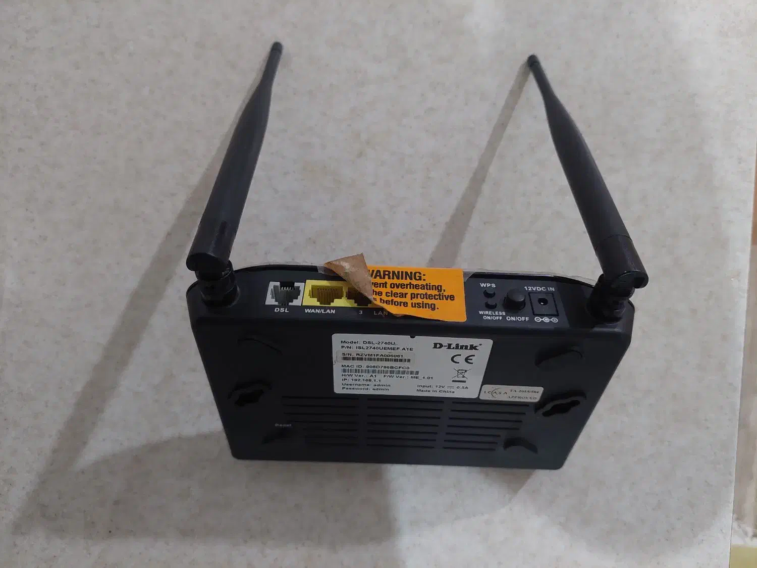 مودم D-Link مدل DSL - 2740U|مودم و تجهیزات شبکه|نسیمشهر, |دیوار