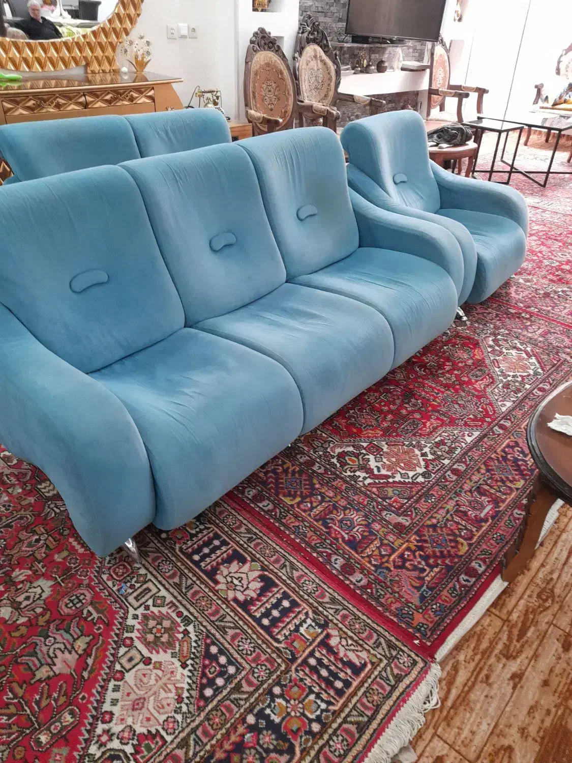 مبل راحتی|مبلمان خانگی و میز عسلی|سلماس, |دیوار