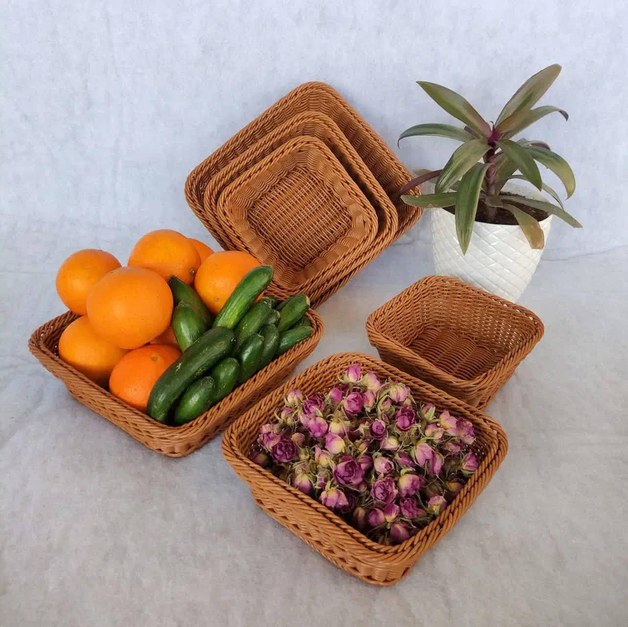 کار در منزل جا سبزی مفتول پلاستیک|ظروف نگهدارنده، پلاستیکی، یکبارمصرف|تهران, افسریه جنوبی|دیوار