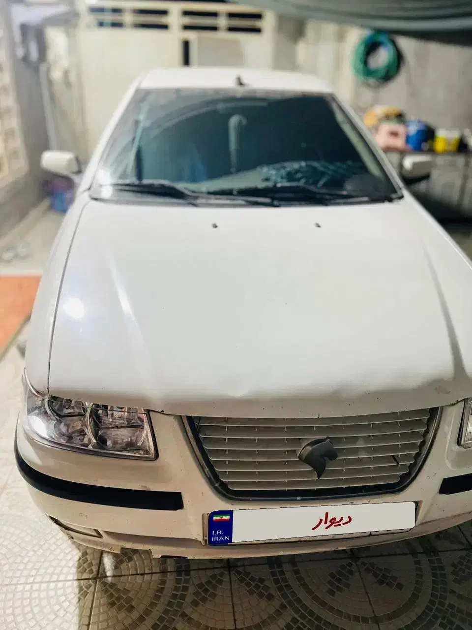 سمند سفید مدل 94|خودرو سواری و وانت|خمیر, |دیوار