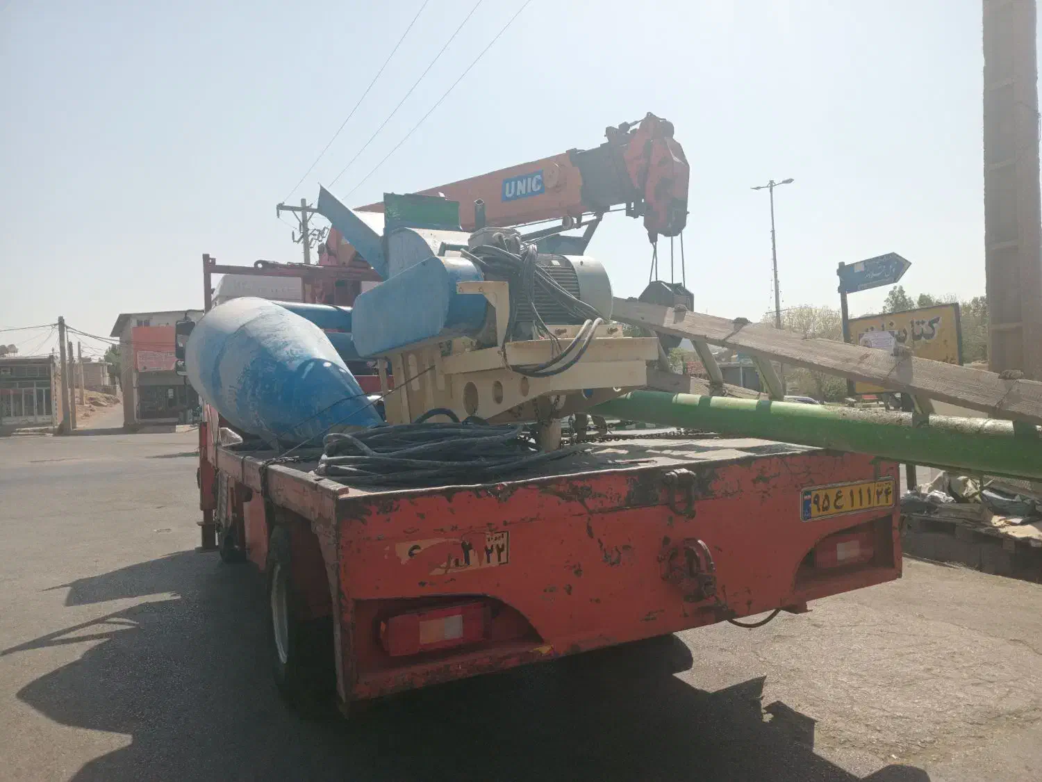 جرثقیل5تن جهت کار|خدمات حمل و نقل|اندیمشک, |دیوار