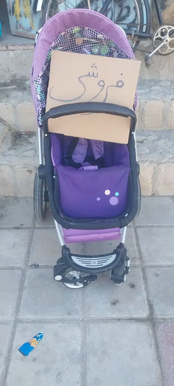 کالسکه کارکرده جنس خوب مارکدار|کالسکه و لوازم جانبی|خوشاب, |دیوار