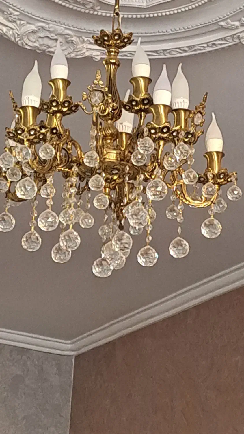 فروش لوستر برنز|لوستر و چراغ آویز|مهاباد (آذربایجان غربی), |دیوار