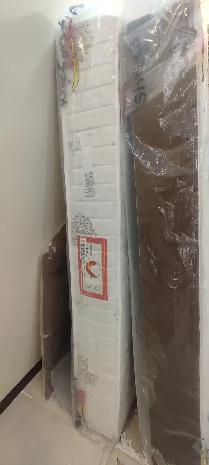 تخت و تشک سه تیکه خوشخواب نو|تخت و سرویس خواب|تهران, ازگل|دیوار
