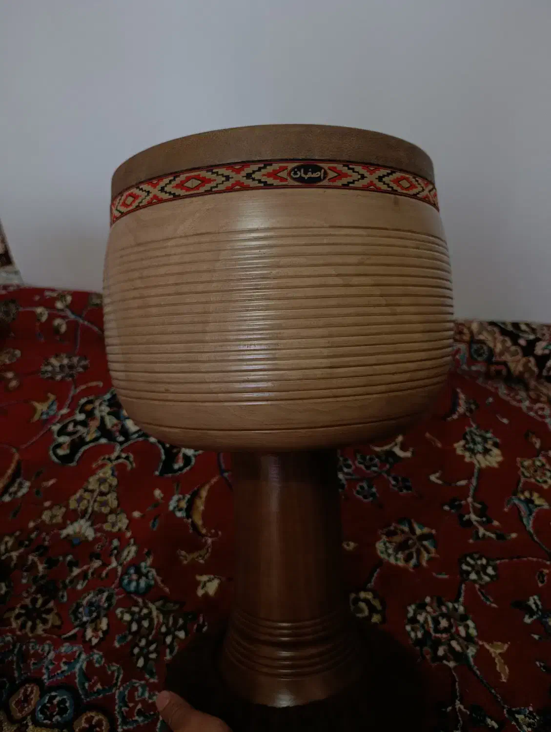 تنبک سه مهر SHشیرانی شترچهارفصل دهانه 28 29|سازهای سنتی|شازند, |دیوار