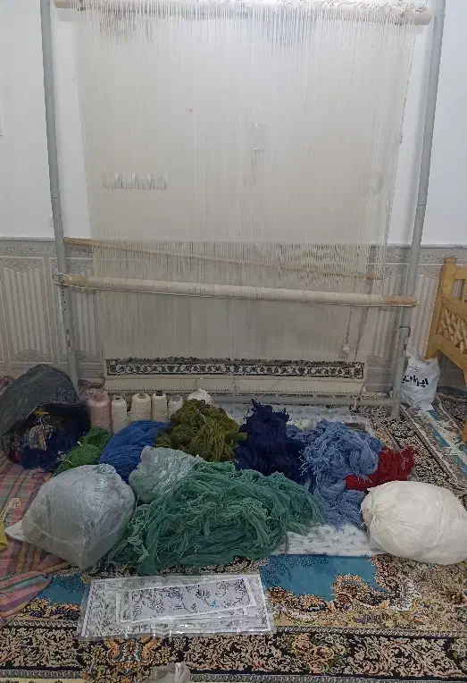 دستگاه قالی|فرش|کاشان, شهرک انقلاب|دیوار