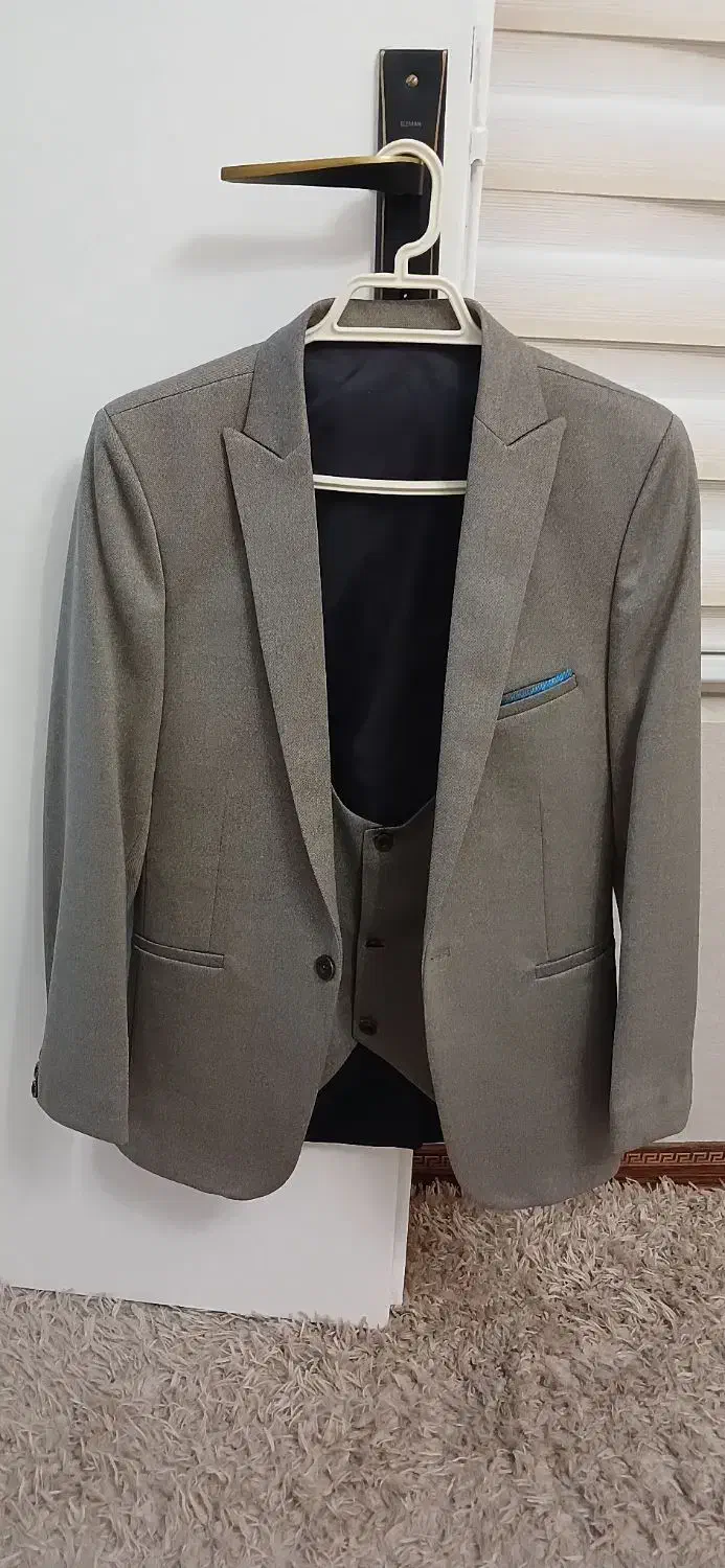 ست کت و شلوار و جلیقه در حد نو|لباس|قوچان, |دیوار