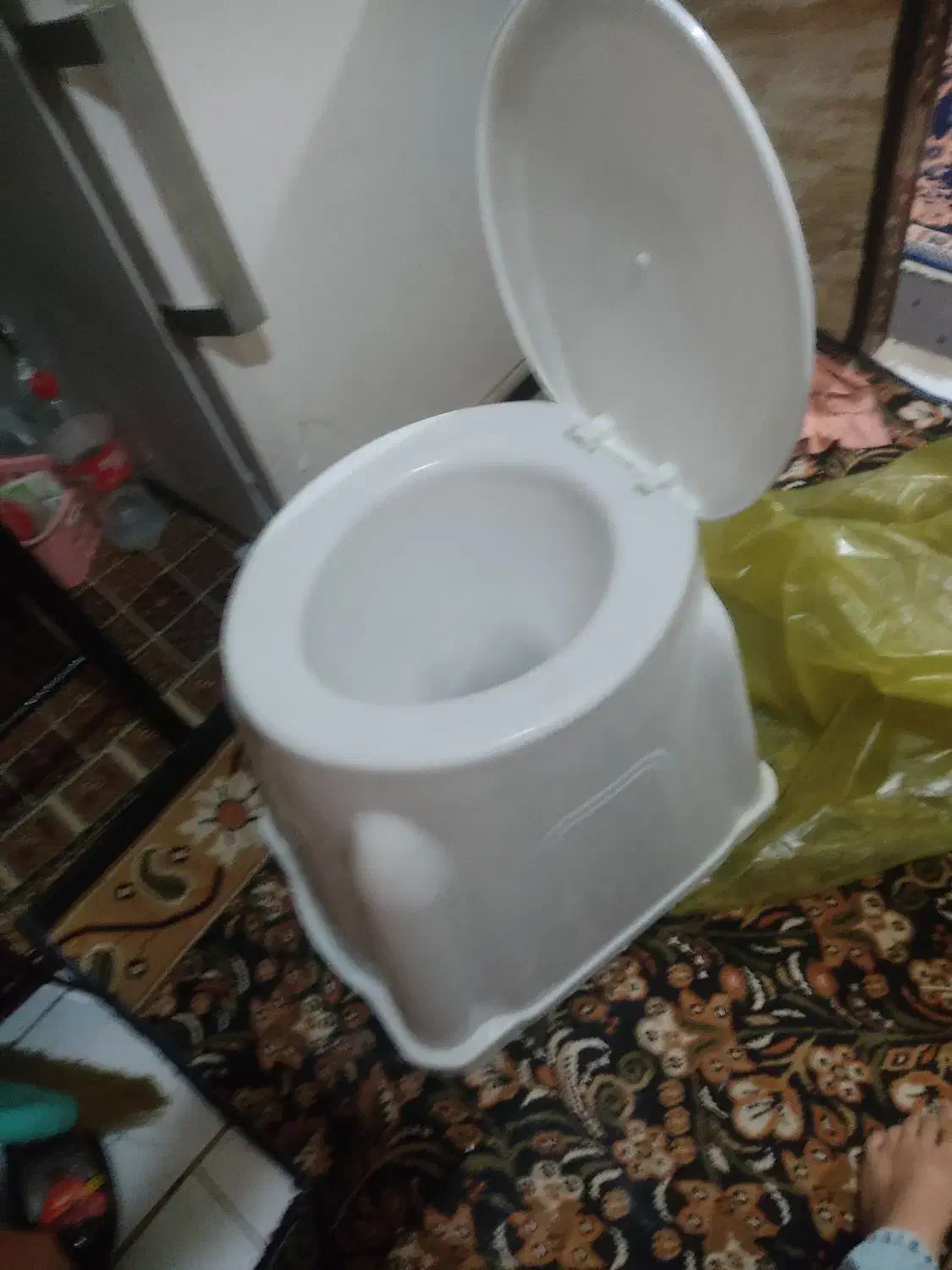 توالت فرنگی مدل پلاستیکی دوربسته|لوازم سرویس بهداشتی|پاکدشت, پاکدشت (مامازند)|دیوار