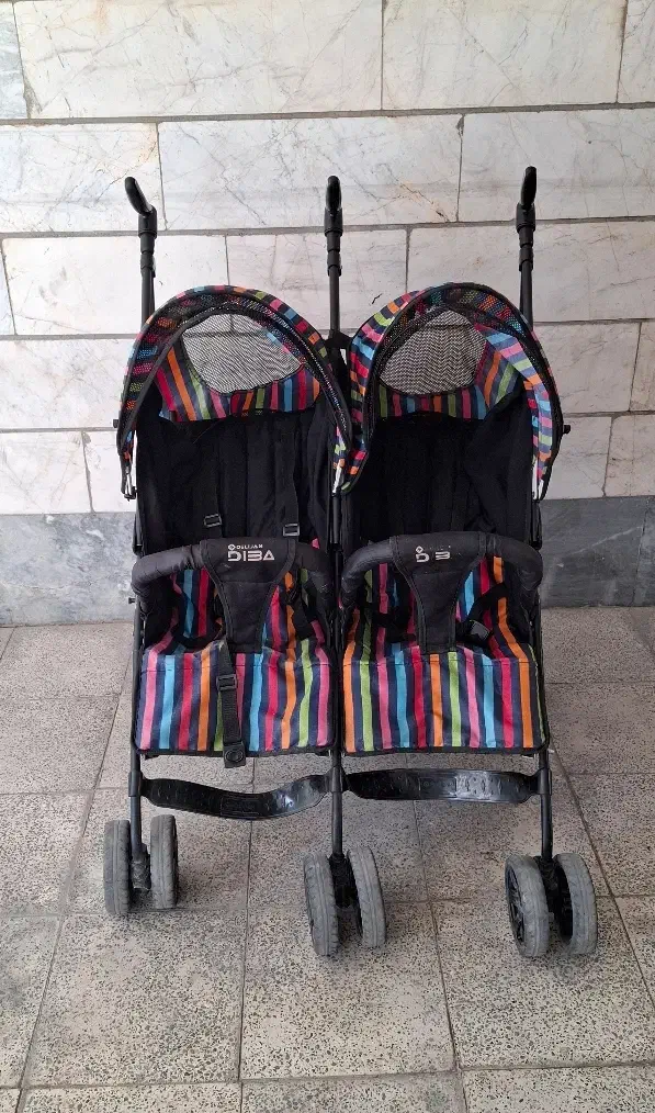 کالسکه دوقلو مدل دیبا|کالسکه و لوازم جانبی|اراک, |دیوار