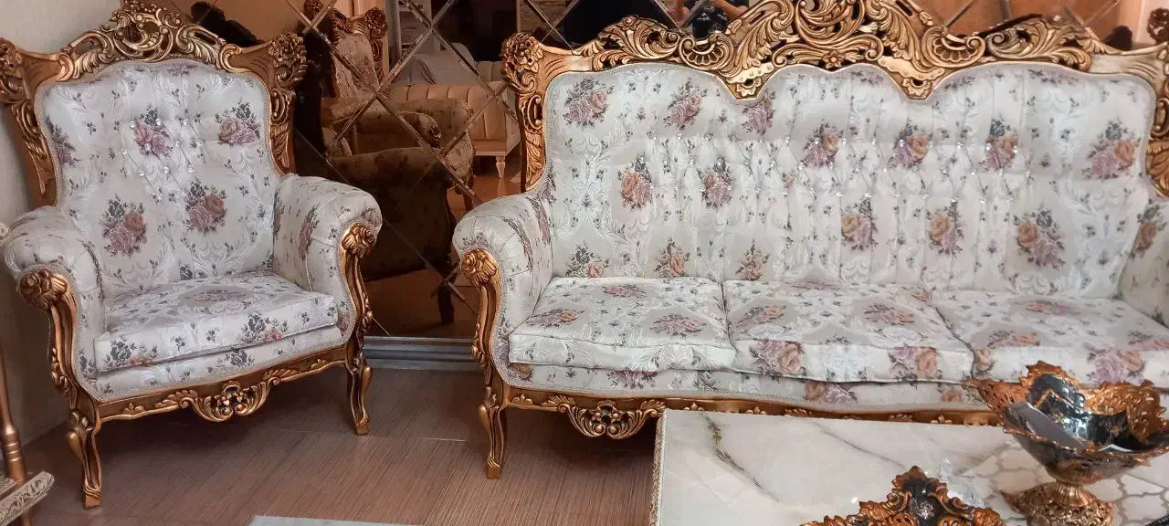 مبل سلطنتی چوب|مبلمان خانگی و میز عسلی|پلدشت, |دیوار