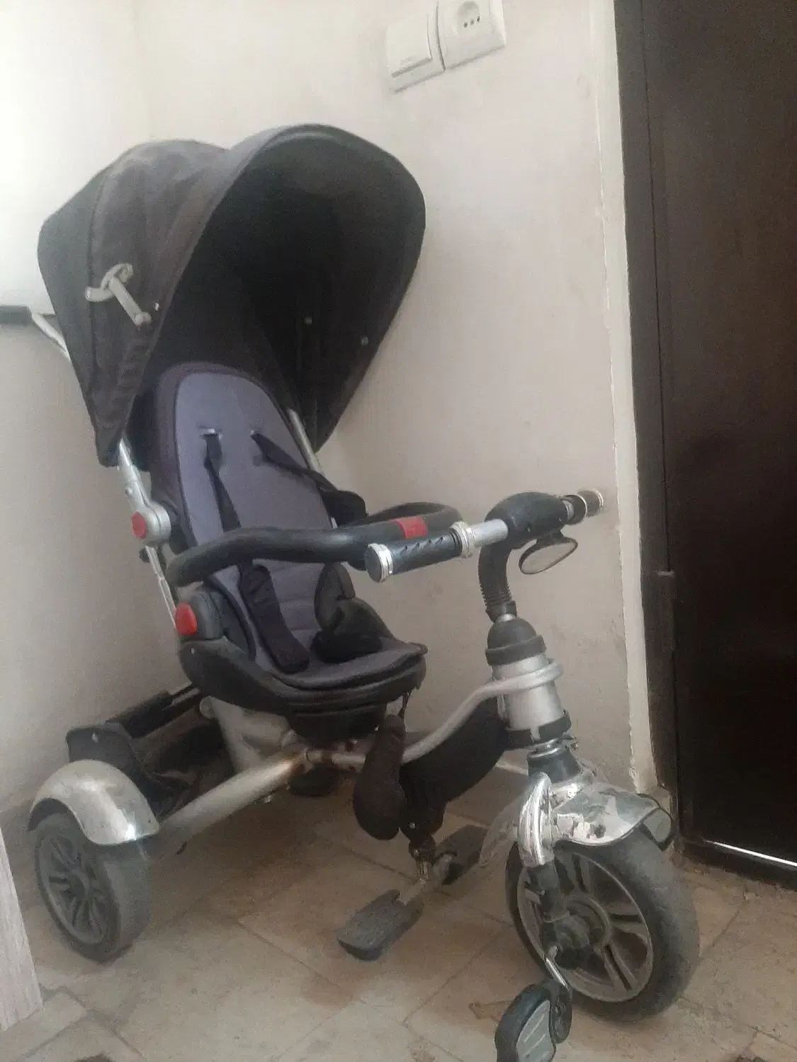 سه چرخه کنترل با والدین کاملا سالم|اسباب و اثاث بچه|تبریز, |دیوار