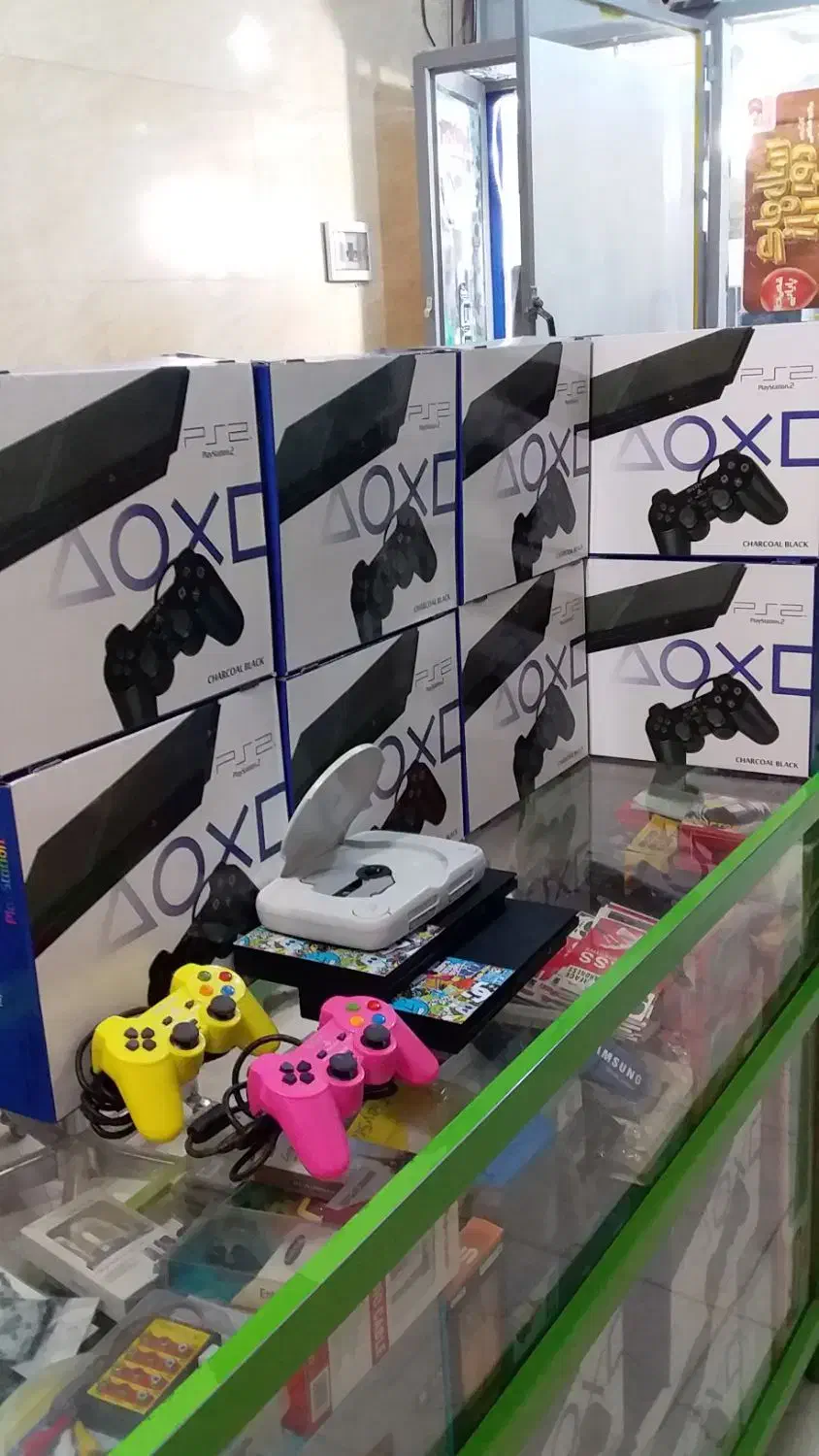 فروش پلی استیشن ps2 فلشخور۳ فول پک مشکی.5NEW۴|حراج|پاکدشت, پاکدشت (مامازند)|دیوار