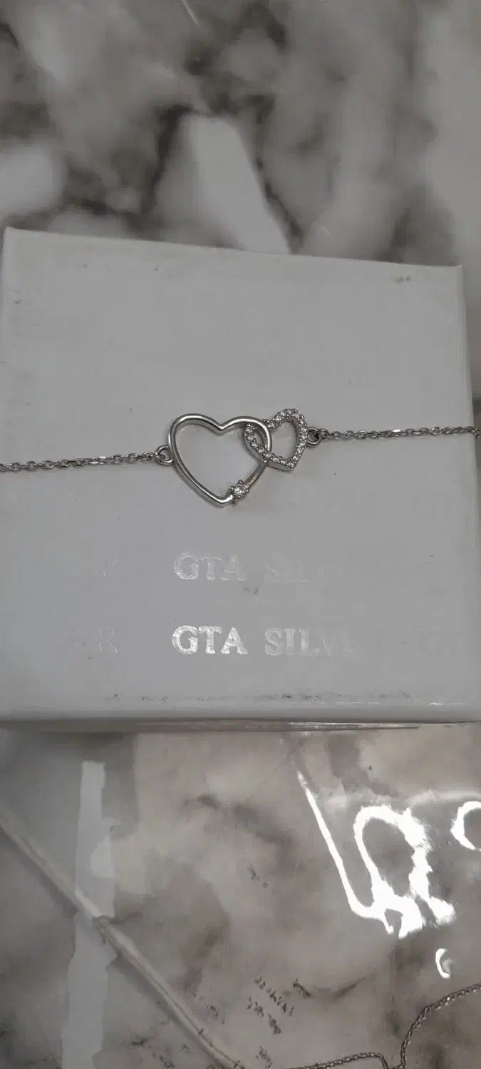 دستبند نقره زنانه مدل قلب|جواهرات|تهران, هاشم‌آباد|دیوار