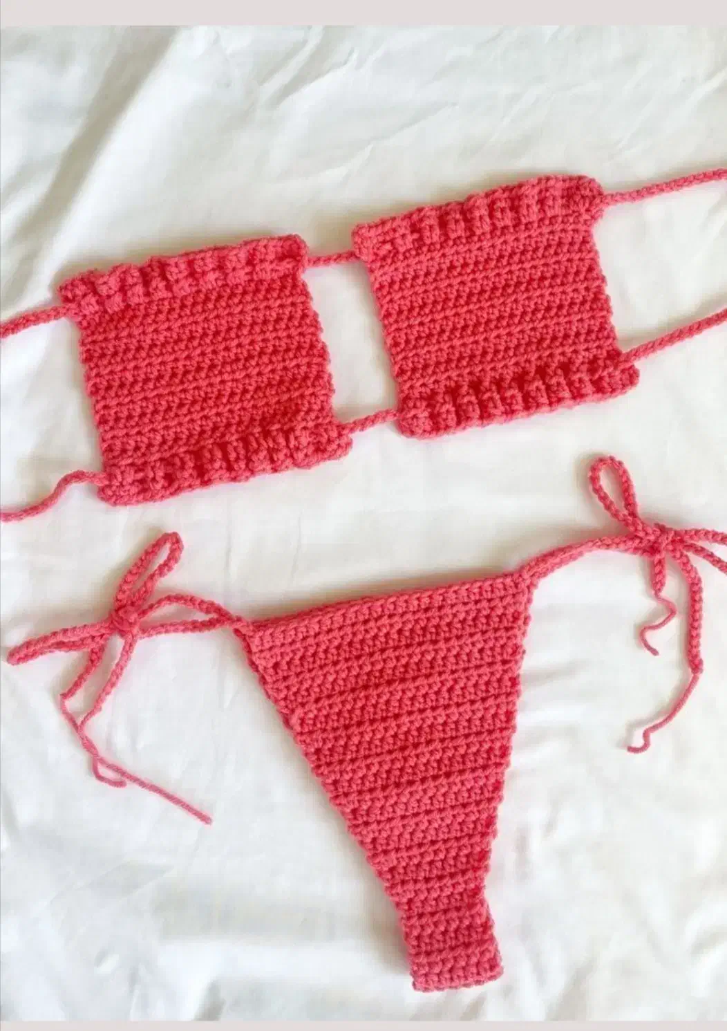 ست قلاب بافی شورت وسوتین و کراپ تاپ دخترانه وزنانه|لباس|شیراز, دروازه قران|دیوار