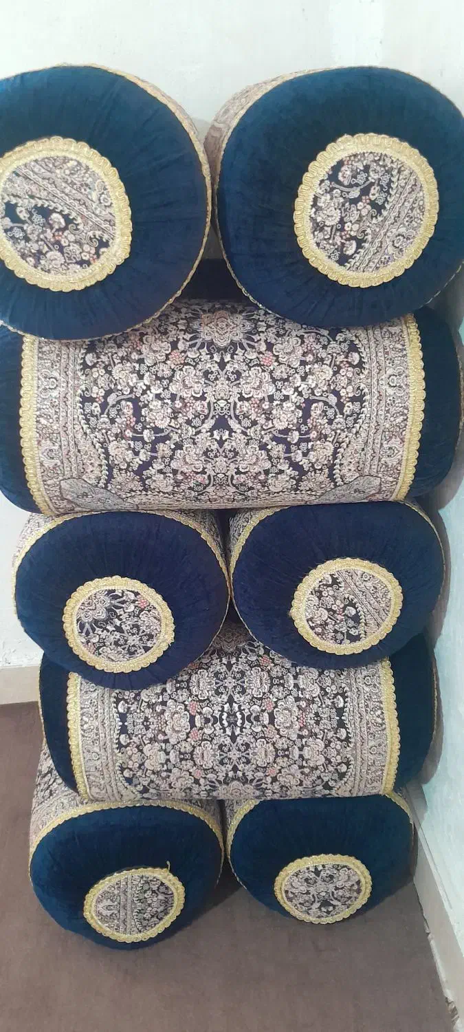 فروش ۱۰عددبالشت ترمه اصل|رختخواب، بالش، پتو|یاسوج, |دیوار