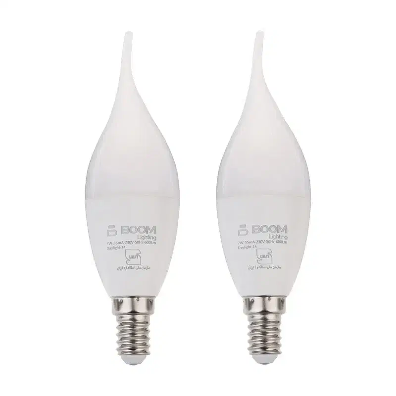 لامپ ال ای دی شمعی 7 وات بوم لایتینگ بسته 2 عددی|لامپ و چراغ|مشهد, شهرک شهید باهنر|دیوار