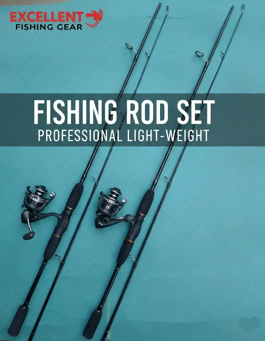 چوب ماهیگیری بسیار سبک اکسلنت با چرخ ماهیگیری|ماهیگیری|تهران, بهار|دیوار