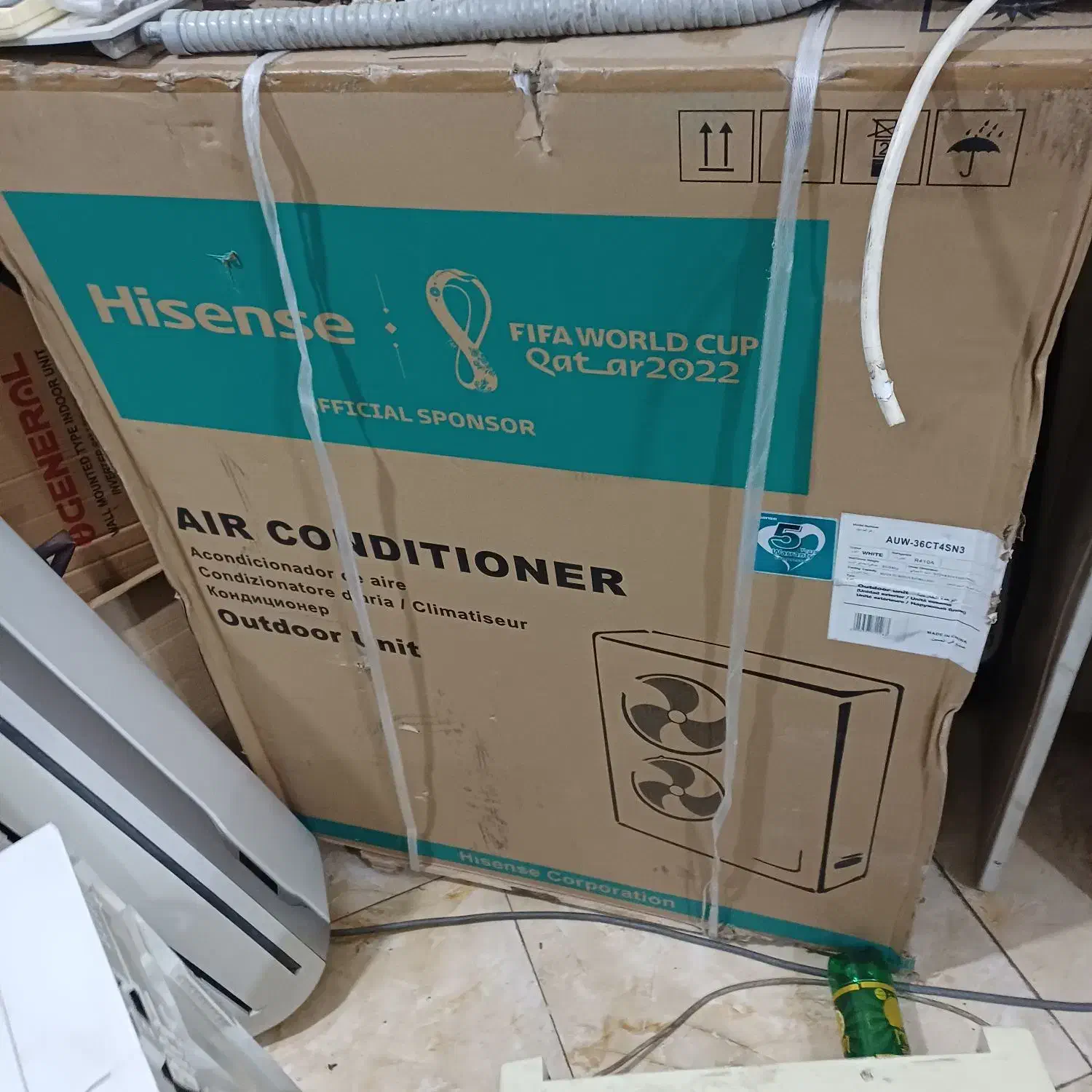 دوعدد کولر گازی هایسنس اکبند ایستاده 36000 اماراتی|کولر گازی و فن‌کوئل|تهران, خلیج فارس|دیوار