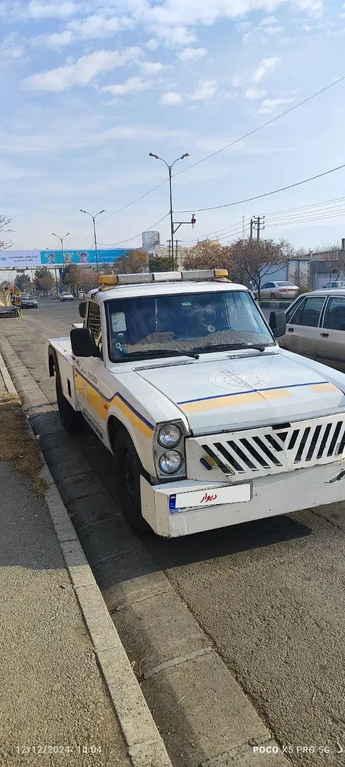 فروش نیسان سفید یدک کش امداد خودرو مدل 96 با کار|خودرو سواری و وانت|کرج, محمد آباد|دیوار