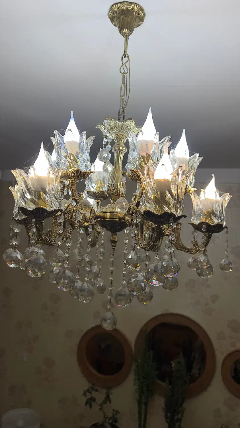 لوستر ۱۲شغله|لوستر و چراغ آویز|تهران, جوادیه|دیوار