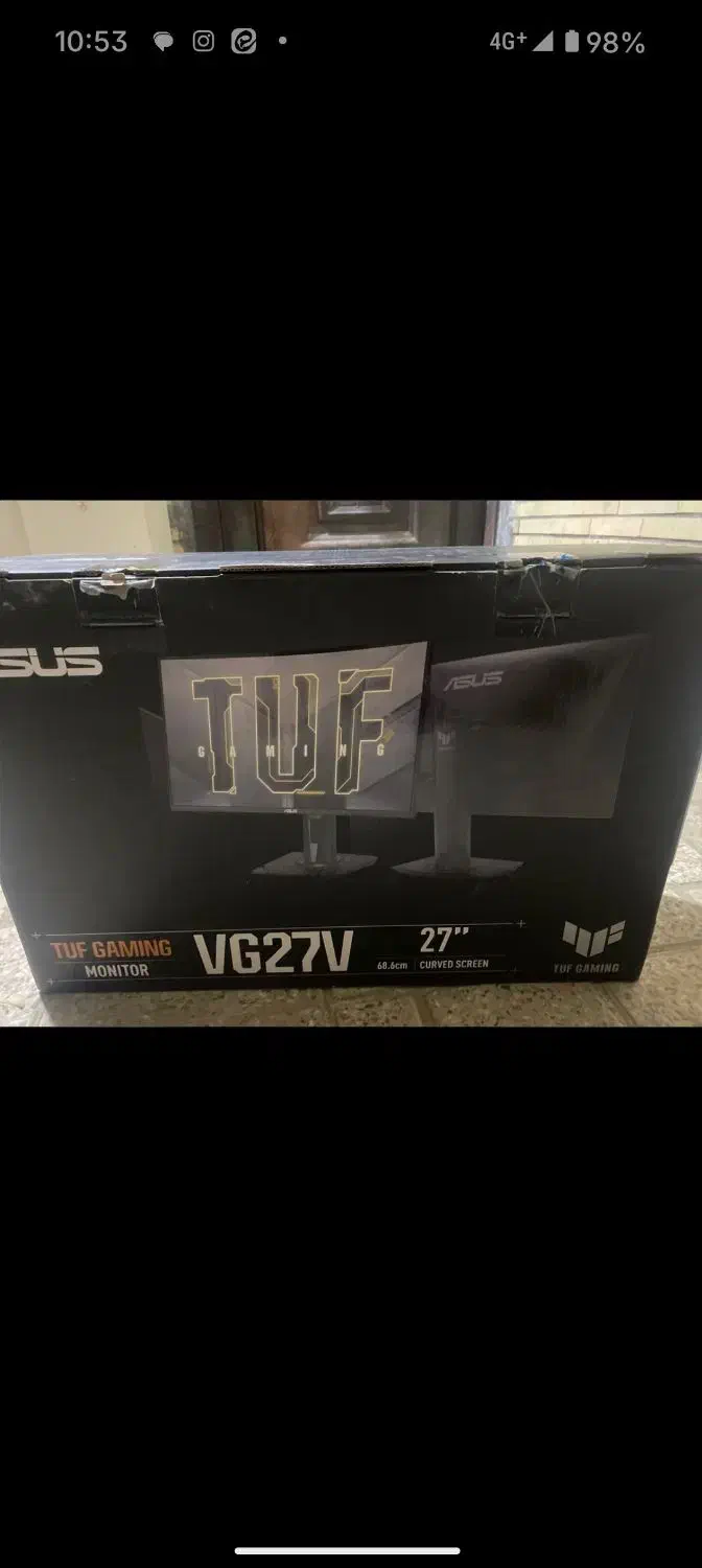 مانیتور گیمینگ Asus TUF VG27VQM منحنی ۲۷ اینچ|قطعات و لوازم جانبی رایانه|بندرعباس, |دیوار