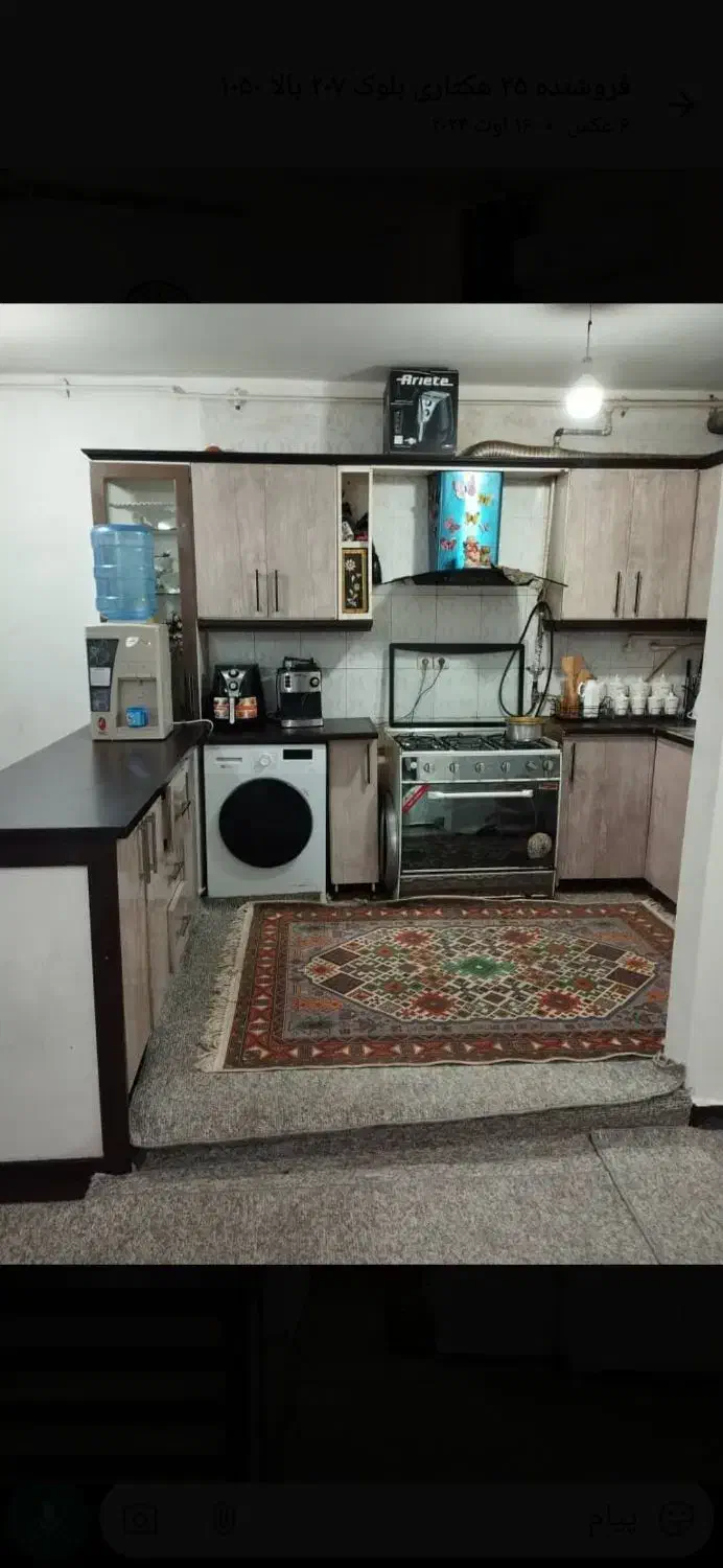 ۳۵ هکتاری روبه فضا باز طبقه بالا ۲خواب فروش فوری|فروش آپارتمان|امیدیه, |دیوار