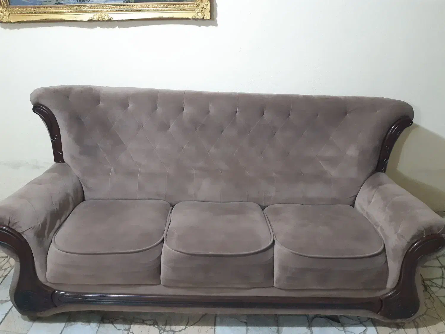 مبل ۷ نفره با میز|مبلمان خانگی و میز عسلی|رودسر, |دیوار