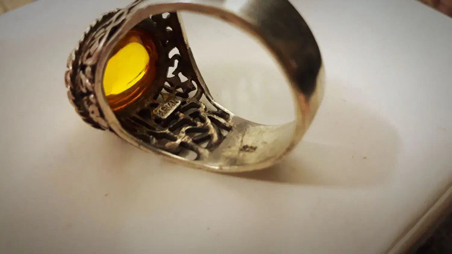 انگشتر لعل زرد|جواهرات|جعفرآباد, |دیوار