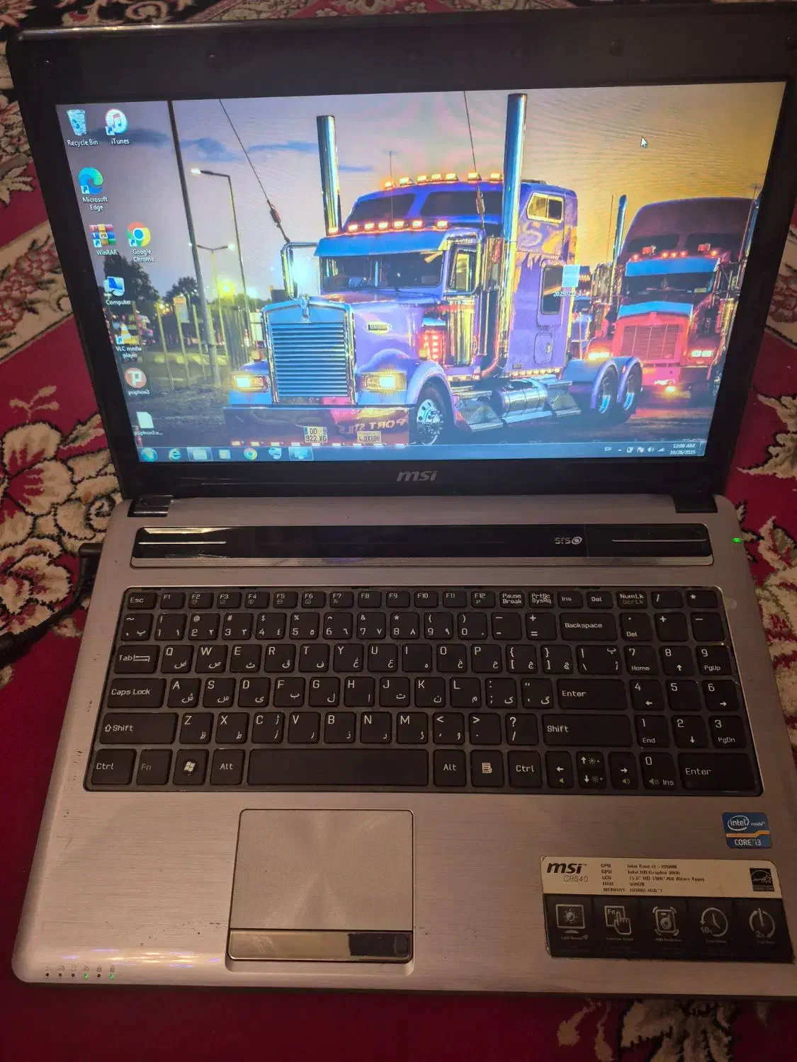 لپ تاپ msi CR640|رایانه همراه|تهران, وردآورد|دیوار