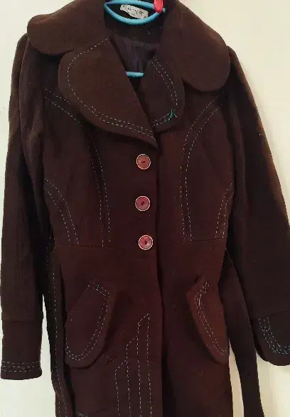 پالتو قهوه ایی مدامسال|لباس|یاسوج, |دیوار