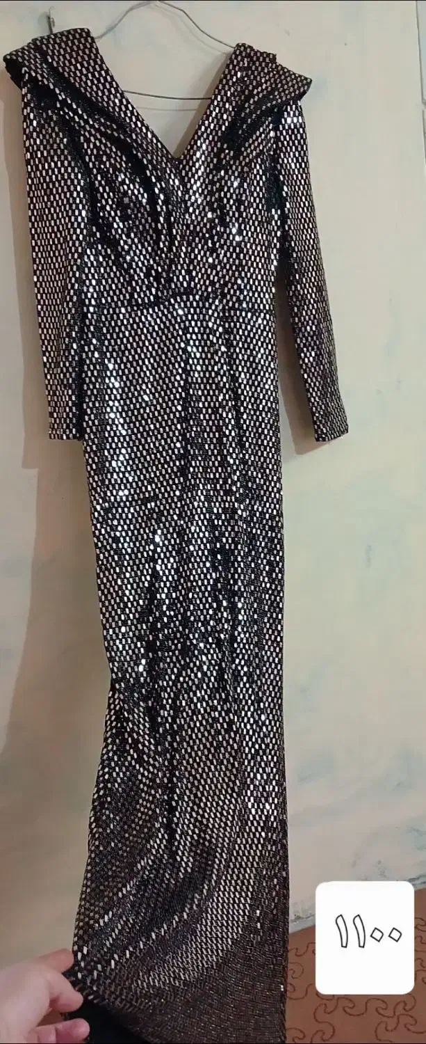 مجلسی سایز ۴۲تا ۴۶میشه|لباس|شال, |دیوار