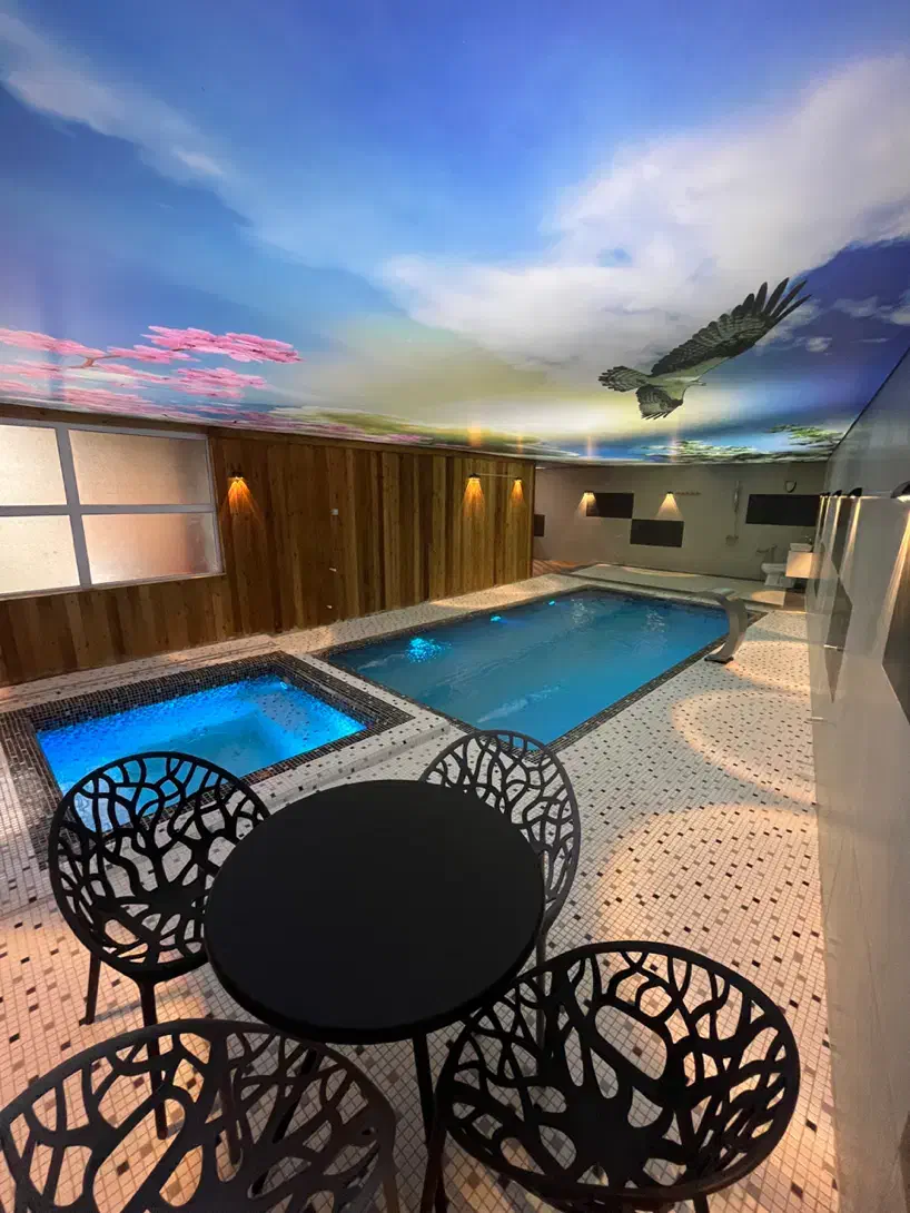 ویلا استخرجکوزی دار چوبی تراس دار۳ خوابه نزدیک رشت|اجارهٔ کوتاه‌مدت ویلا و باغ|رشت, گلباغ نماز|دیوار