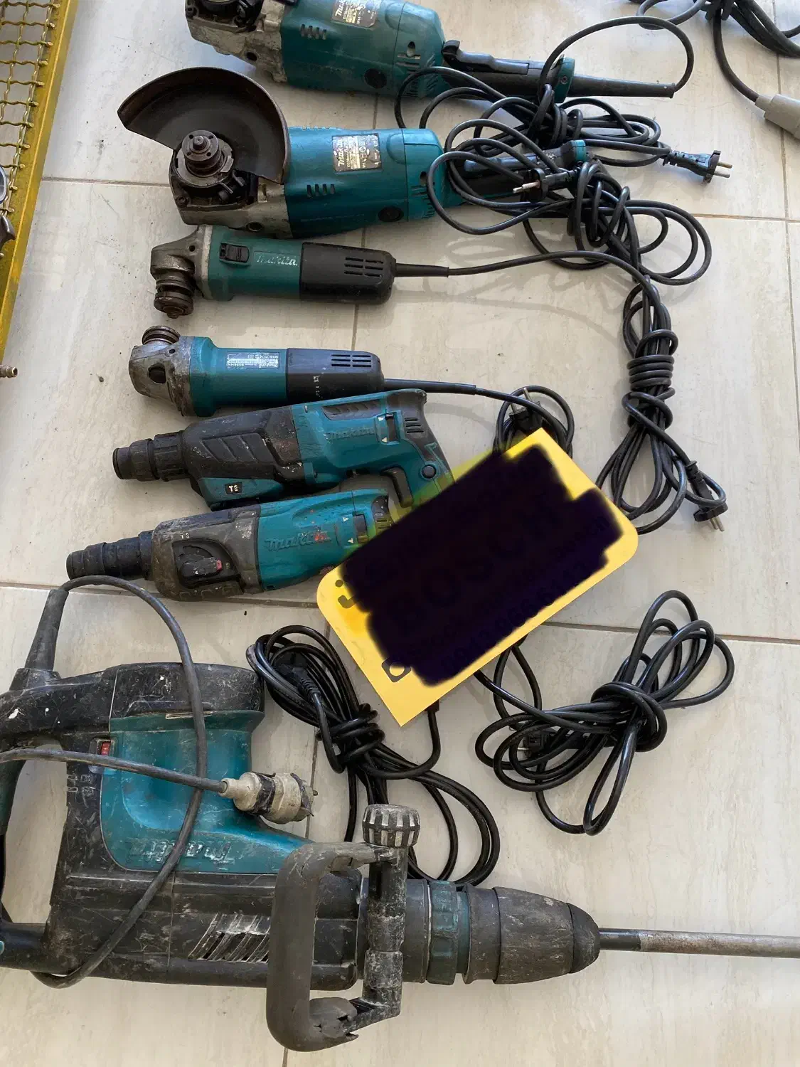دریل و مینی سنگ ماکیتا دست دوم|ابزارآلات|فولادشهر, سایت صنعتی کاوه|دیوار