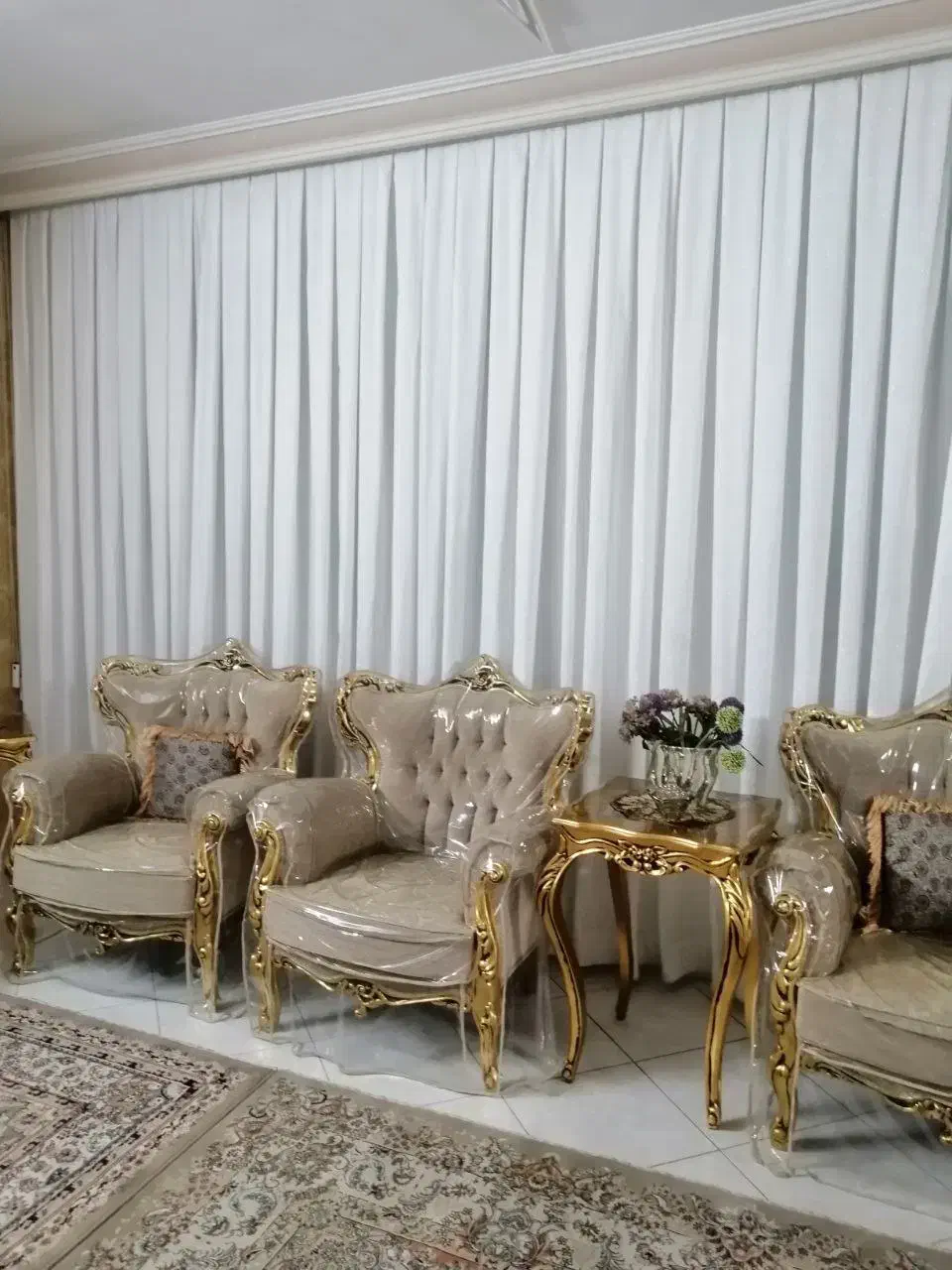 پرده ی پذیرایی|پرده، رانر، رومیزی|مشهد, هنرور|دیوار