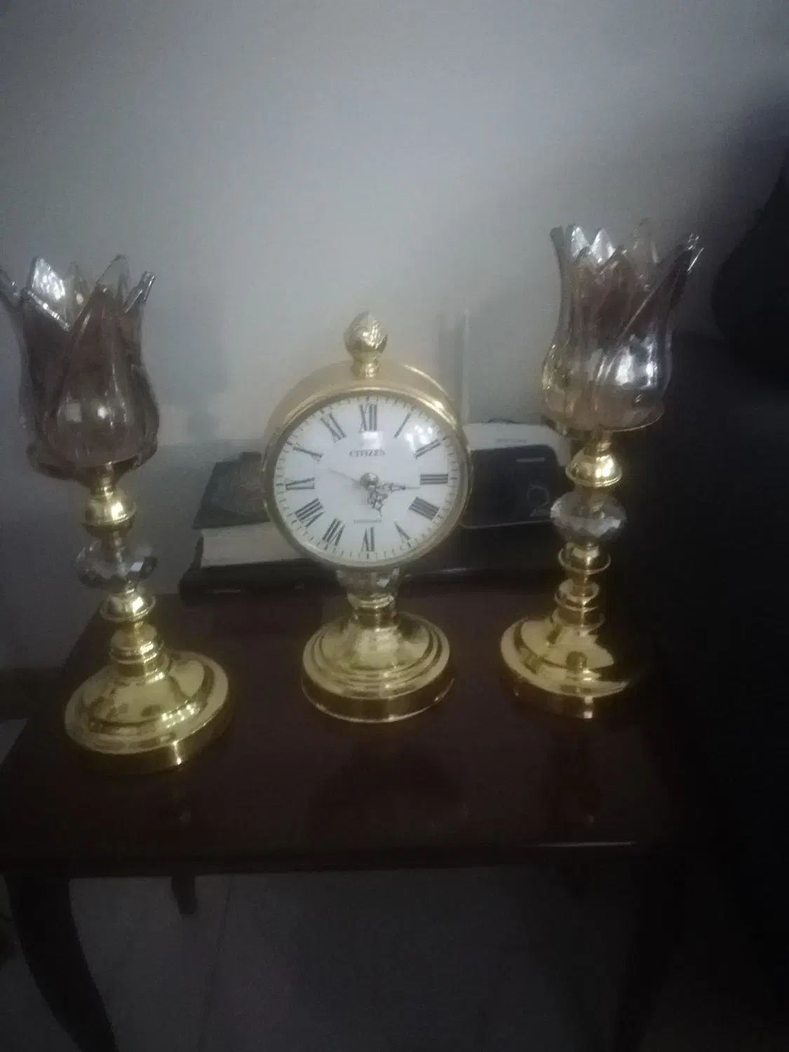 ساعت و لاله جا شمعی|ساعت دیواری و تزئینی|شیراز, زرهی|دیوار