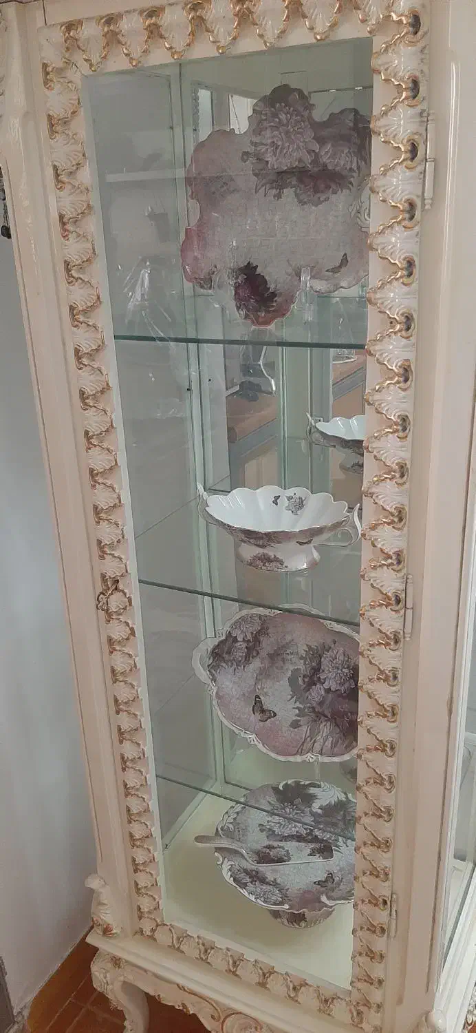 ویترین چوبی|بوفه، ویترین، کنسول|تویسرکان, |دیوار