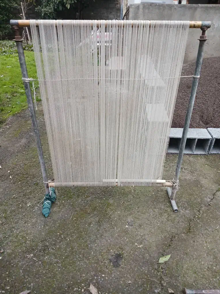 دار قالی آهنی همراه چله کشی|ابزارآلات|لنگرود, |دیوار