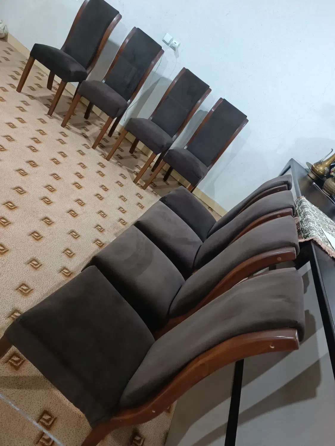 میز ناهارخوری هشت نفره ۸ نفره|میز و صندلی غذاخوری|اهواز, فاز ۲ پادادشهر|دیوار