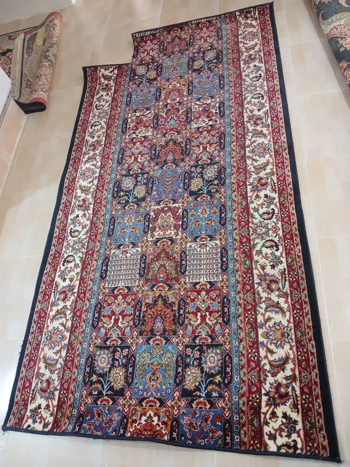 گلیم فرش در حد نو و تمیز|گلیم، جاجیم، گبه|الوند, |دیوار