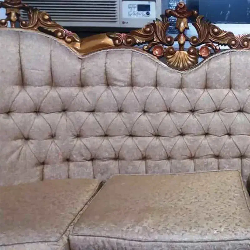 مبل سلطنتی 7 نفره بسیار نو جنس راش اعلا|مبلمان خانگی و میز عسلی|رشت, لاکان شهر|دیوار