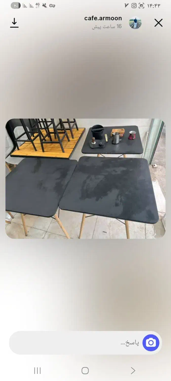 میز و صندلی نو|میز و صندلی غذاخوری|رشت, منظریه|دیوار