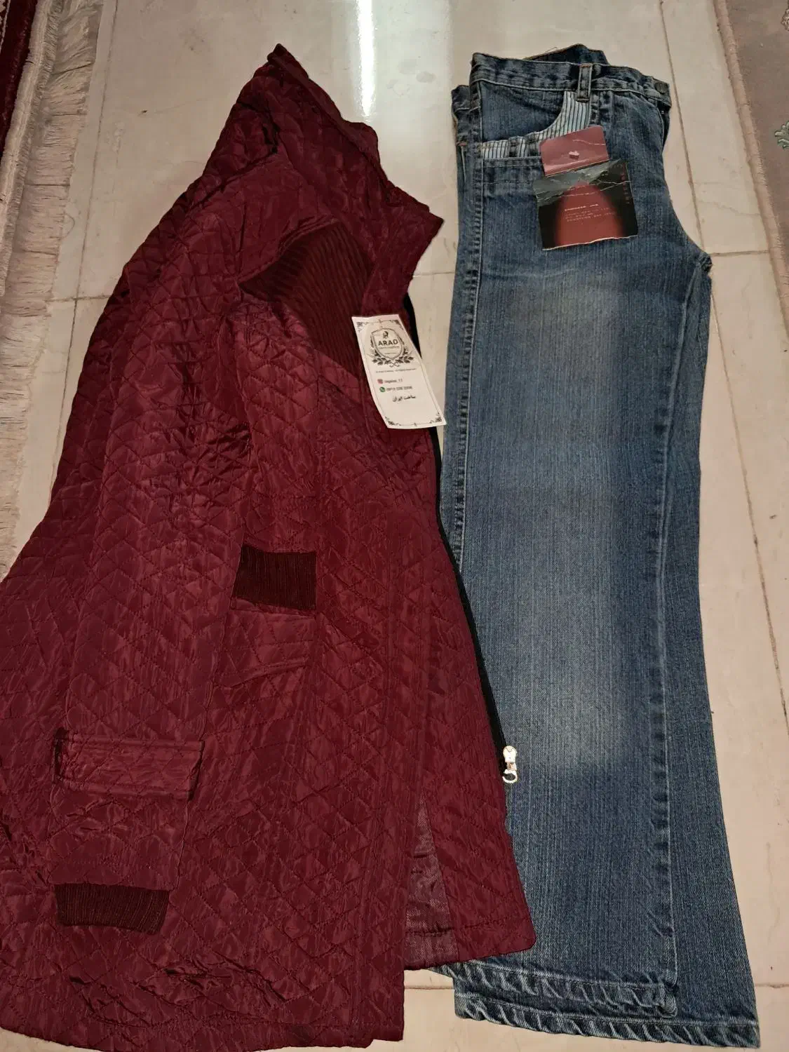 شلوار جین و کاپشن بارونی|لباس|شیراز, آزادگان|دیوار