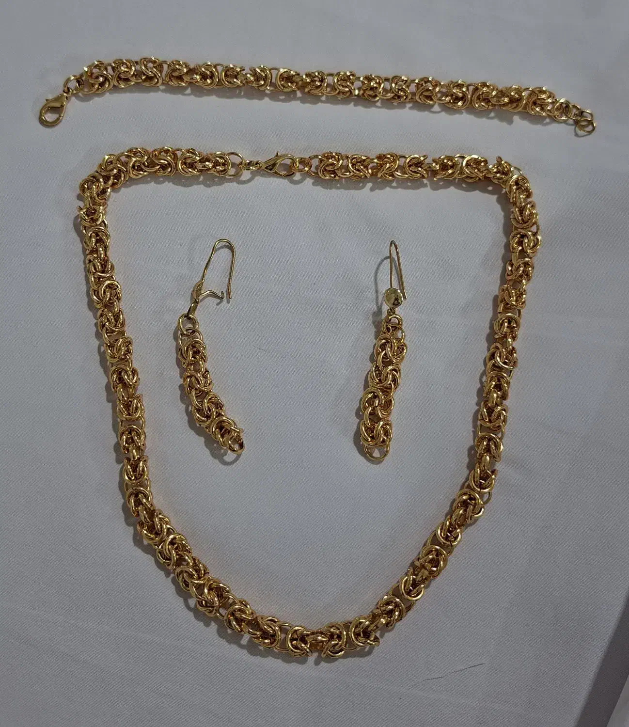 گردنبند دستبند گوشواره شانل طرح طلا|بدلیجات|مشهد, شهرک مهر آباد|دیوار