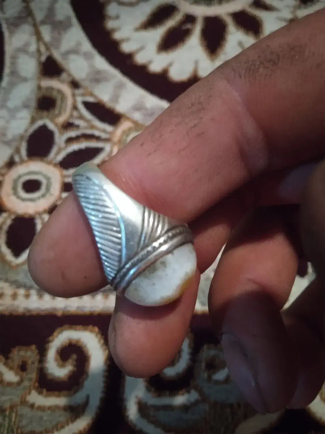 انگشتر نقره بابا قوری دو چشم|جواهرات|پاکدشت, شهرک امام رضا|دیوار