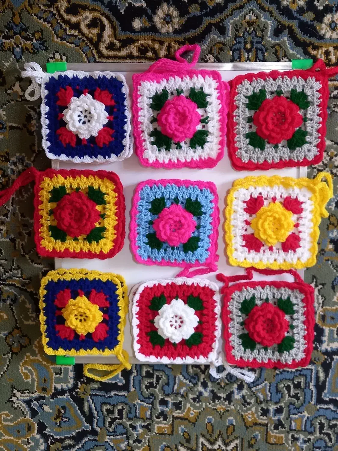 دستگیره بافتنی آشپزخانه|صنایع دستی و سایر لوازم تزئینی|تالش, هشتپر|دیوار